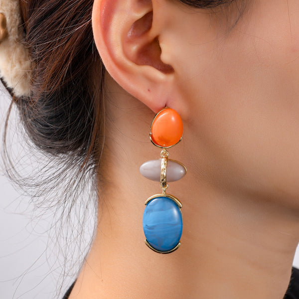Go Dutch Label Oorknoppen Elegant Stone Drop