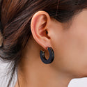 Go Dutch Label Oorknoppen 2 Lines Earring
