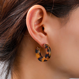 Go Dutch Label Oorknoppen 2 Lines Earring