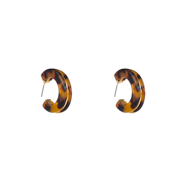 Go Dutch Label Oorknoppen 2 Lines Earring