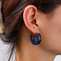 Go Dutch Label Oorknoppen 2 Lines Earring
