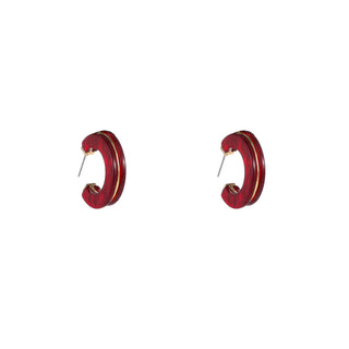 Go Dutch Label Oorknoppen 2 Lines Earring