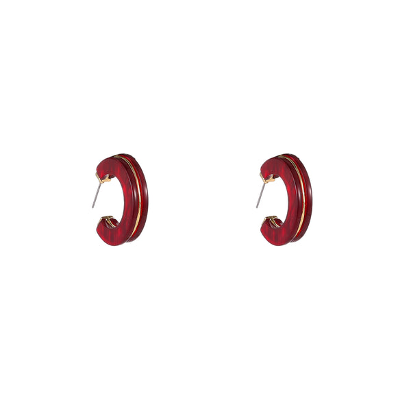 Go Dutch Label Oorknoppen 2 Lines Earring