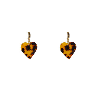Go Dutch Label Oorknoppen Heart Dangle