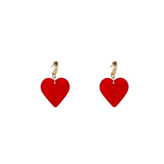 Go Dutch Label Oorknoppen Heart Dangle