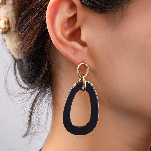 Go Dutch Label Oorknoppen Open Round Dangle