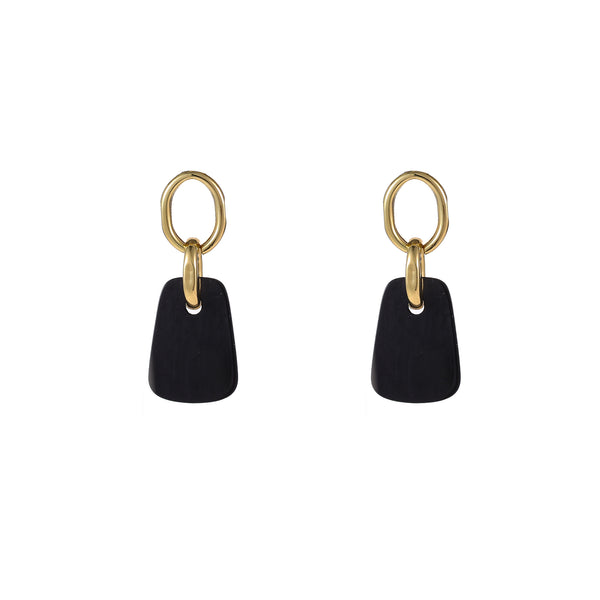 Go Dutch Label Oorknoppen Square Dangle