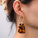 Go Dutch Label Oorknoppen Square Dangle
