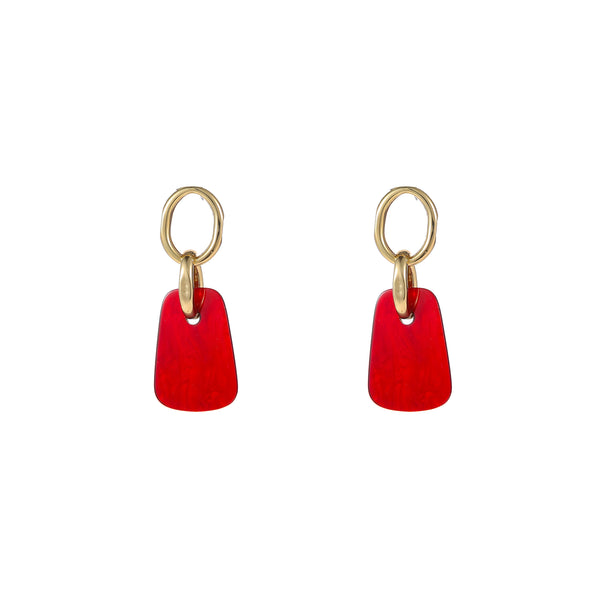 Go Dutch Label Oorknoppen Square Dangle