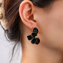 Go Dutch Label Oorknoppen Half Flower Stud