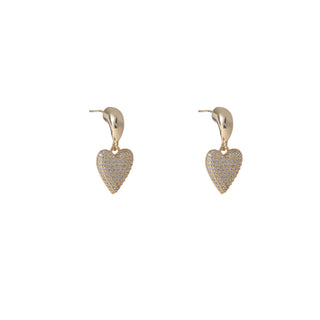 Go Dutch Label Oorknoppen Full Heart Sparkle