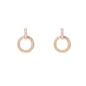 Go Dutch Label Oorknoppen Open Round Pearls