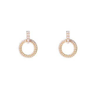 Go Dutch Label Oorknoppen Open Round Pearls
