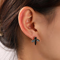 Go Dutch Label Oorknoppen Stone Stud Goud