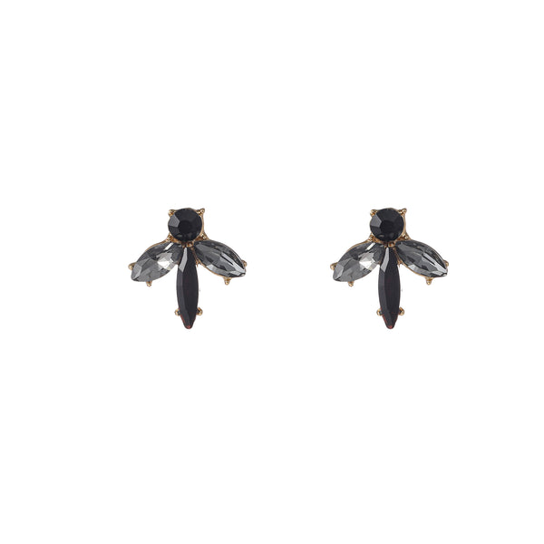 Go Dutch Label Oorknoppen Stone Stud Goud