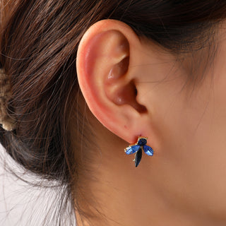 Go Dutch Label Oorknoppen Stone Stud Goud
