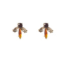 Go Dutch Label Oorknoppen Stone Stud Goud