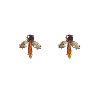 Go Dutch Label Oorknoppen Stone Stud Goud