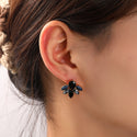 Go Dutch Label Oorknoppen Big Stone Stud Goud