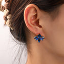 Go Dutch Label Oorknoppen Big Stone Stud Goud