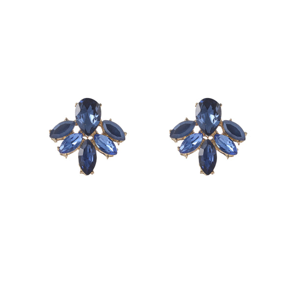 Go Dutch Label Oorknoppen Big Stone Stud Goud