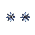 Go Dutch Label Oorknoppen Big Sparkle Flower Stud Goud