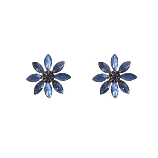 Go Dutch Label Oorknoppen Big Sparkle Flower Stud Goud