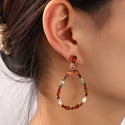 Go Dutch Label Oorknoppen Open Drop Dangle Goud