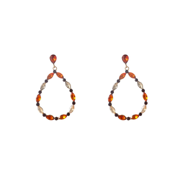 Go Dutch Label Oorknoppen Open Drop Dangle Goud