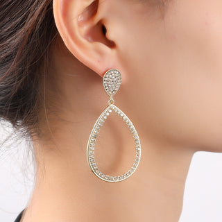 Go Dutch Label Oorknoppen Open Drop Dangle Goud
