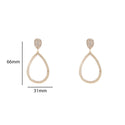 Go Dutch Label Oorknoppen Open Drop Dangle Goud