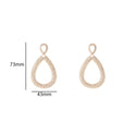 Go Dutch Label Oorknoppen Bold Drop Dangle Goud