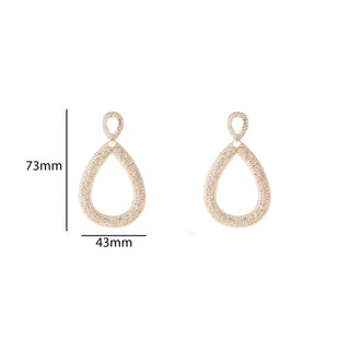 Go Dutch Label Oorknoppen Bold Drop Dangle Goud