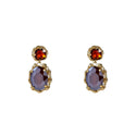 Go Dutch Label Oorknoppen Double Stone Drop
