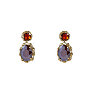 Go Dutch Label Oorknoppen Double Stone Drop