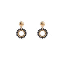 Go Dutch Label Oorknoppen Round Dangle Goud