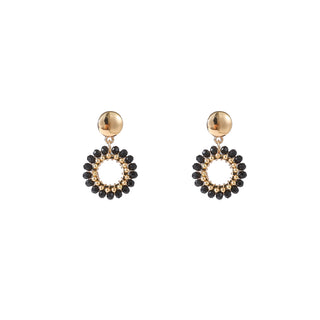 Go Dutch Label Oorknoppen Round Dangle Goud