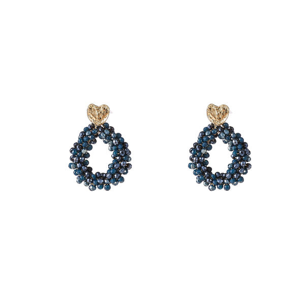 Go Dutch Label Oorknoppen Heart Drop Goud