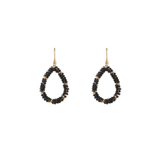 Kopen zwart Go Dutch Label Oorhangers Drop Dangle Goud
