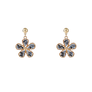 Go Dutch Label Oorknoppen Flower Dangle Goud