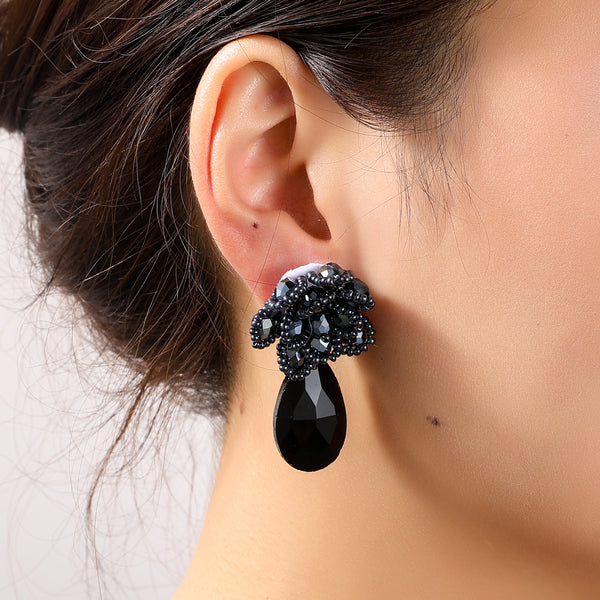 Go Dutch Label Oorknoppen Flower Stud Dangle Goud