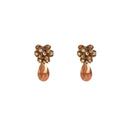 Go Dutch Label Oorknoppen Flower Stud Dangle Goud
