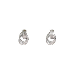 Kopen zilver Go Dutch Label Oorknoppen Classic Bold Stud