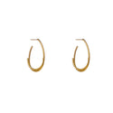Go Dutch Label Oorknoppen Thin Oval Hoop