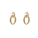 Go Dutch Label Oorknoppen Open Oval Hoop