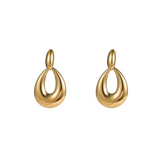 Go Dutch Label Oorknoppen Big Oval Dangle
