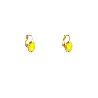 Kopen lemon Go Dutch Label Oorhangers French Hook Oval