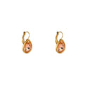 Go Dutch Label Oorhangers French Hook - Big Drop Stone