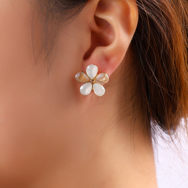 Go Dutch Label Oorknoppen Flower Stud