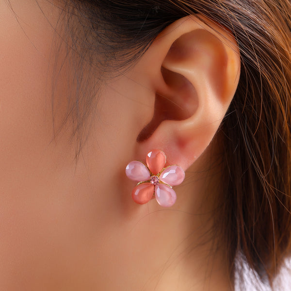 Go Dutch Label Oorknoppen Flower Stud
